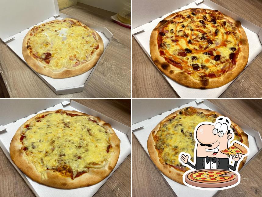 A Pizzeria Miláno, vous pouvez commander des pizzas