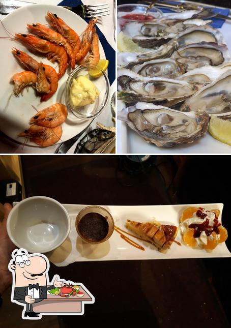 Prenez différents repas à base de fruits de mer servis par Au Bouchot restaurant Moulerie