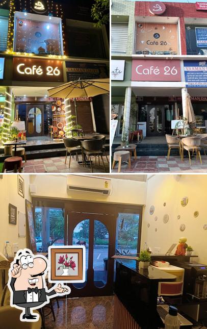The interior of Cafe 26