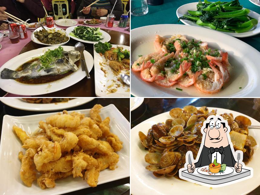 Жареные кальмары в "Lamma Rainbow Seafood Restaurant"