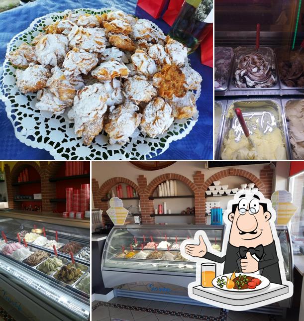 Platti al Gelateria Goria