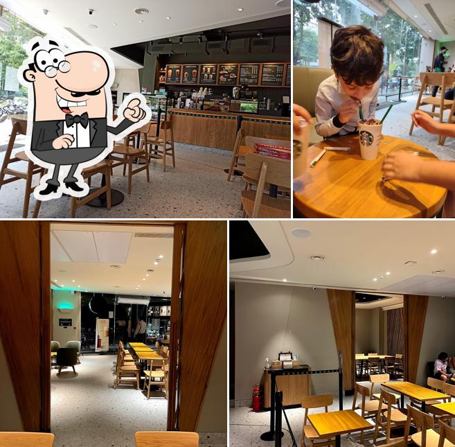 Check out how STARBUCKS COFFEE looks inside