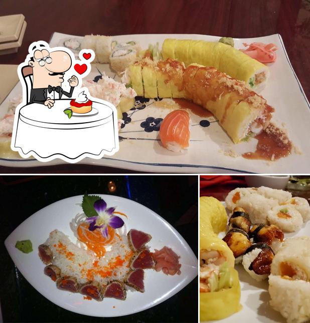 Samurai Sushi Bar offers a selection of desserts