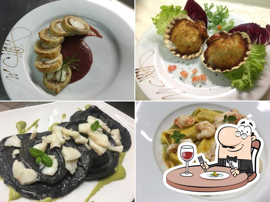 Platti al Trattoria Vecchia Pescarenico