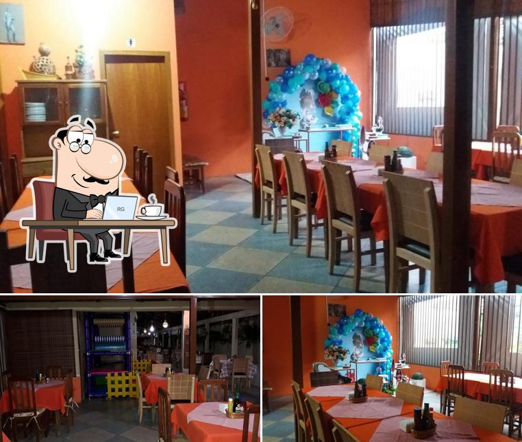 Veja imagens do interior do Pizzaria Marinara