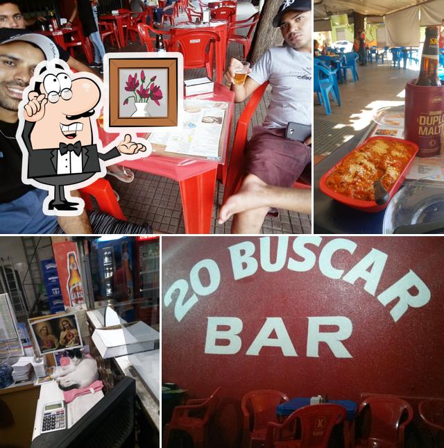 O interior do 20 Buscar Bar e Restaurante
