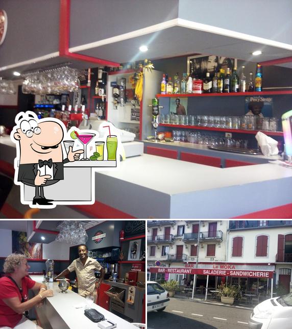 La photo de la comptoir de bar et intérieur de Le Moka’s