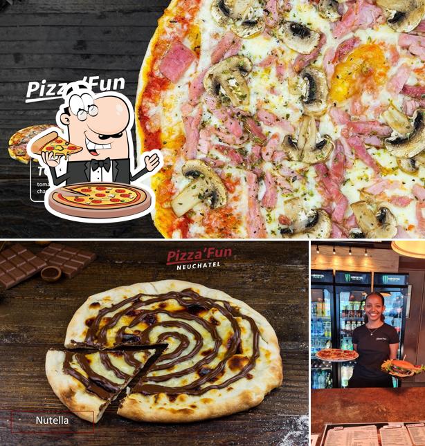 Prenez des pizzas à Pizza'Fun Neuchâtel