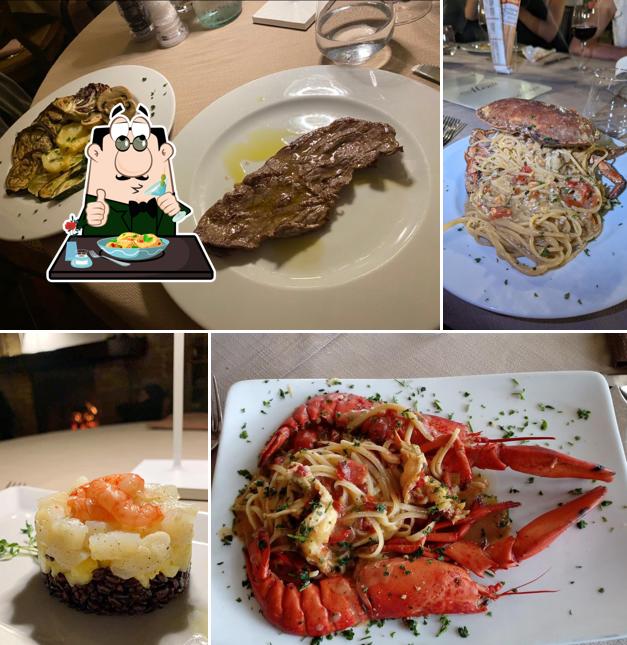 Cibo al Ristorante Villa Antigone