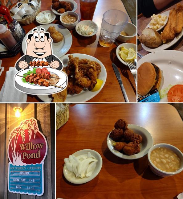 Willow Pond Catfish Restaurant in Eddyville Restaurant menu and reviews