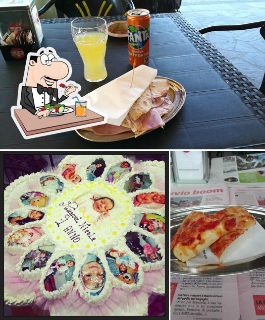 Cibo al Le Tre Rose Bar