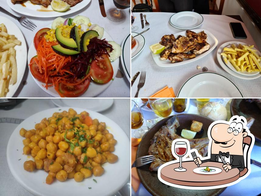 Food at Restaurante Los Braseritos