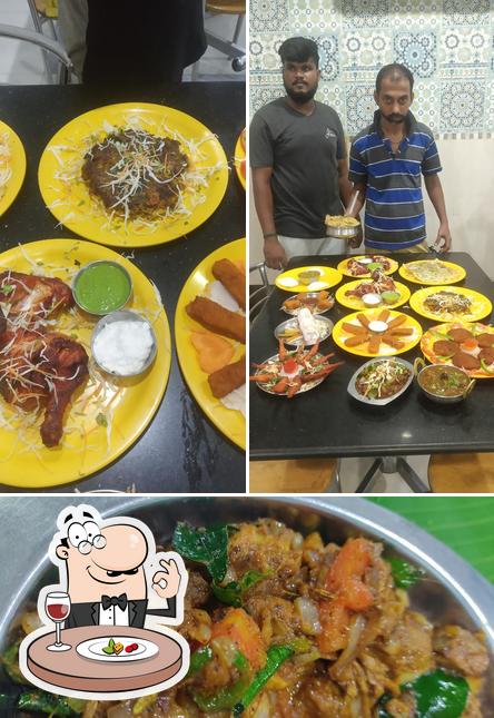 Meals at Aathurar Biryani