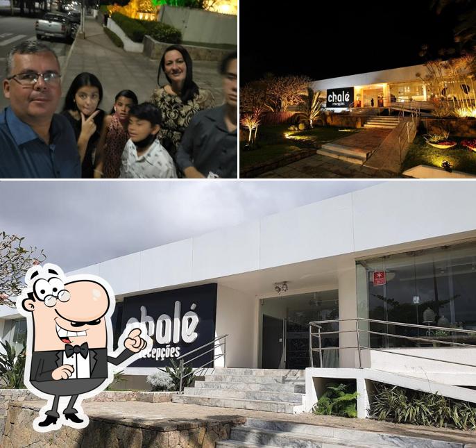 O exterior do CHALÉ RECEPÇÕES E EVENTOS