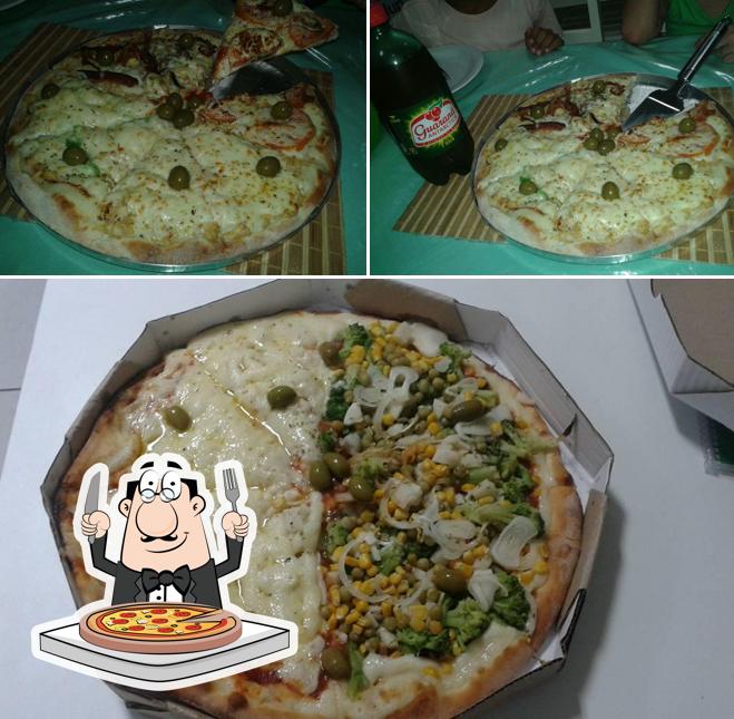 Escolha pizza no Planalto Pizzaria