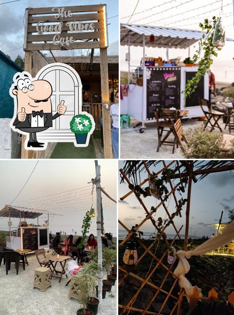 The exterior of The Good Vibes Cafe