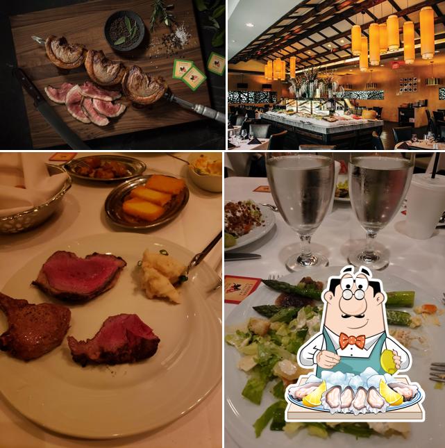 Отведайте блюда с морепродуктами в "Chama Gaúcha Brazilian Steakhouse - San Antonio"