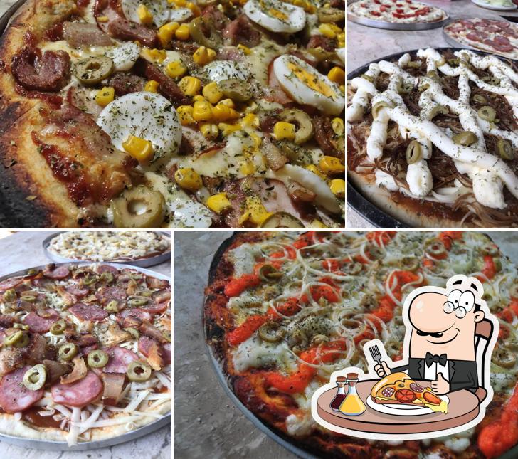 Experimente pizza no Manoto Pizzaria