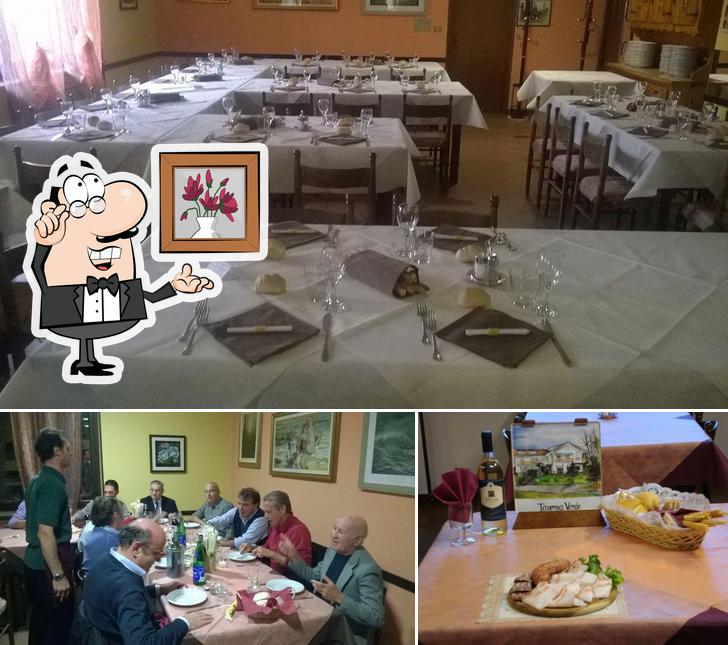 Guarda la immagine che raffigura la interni e vino di Ristorante Da Tutela Montalenghe