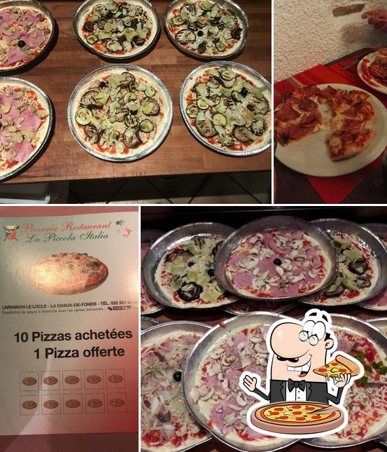 Prenez des pizzas à Restaurant la Piccola Italia