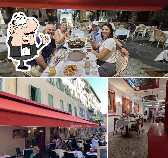 L'intérieur de Restaurant la riviera