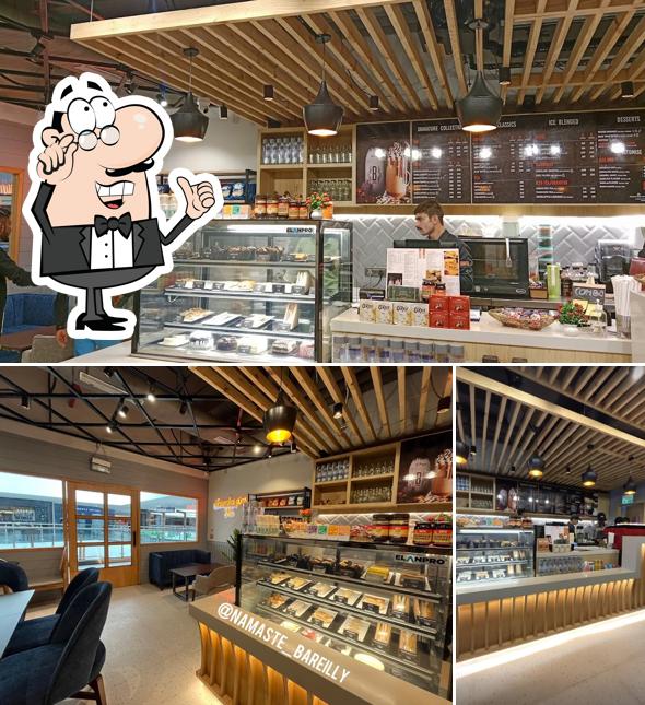 The interior of Barista Coffee - Best Coffee Cafe in Bareilly Top Cafe in Bareilly Cappuccino Coffee in Bareilly