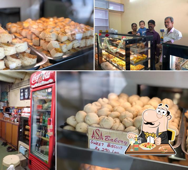 Food at ASA Bakery, Vellore