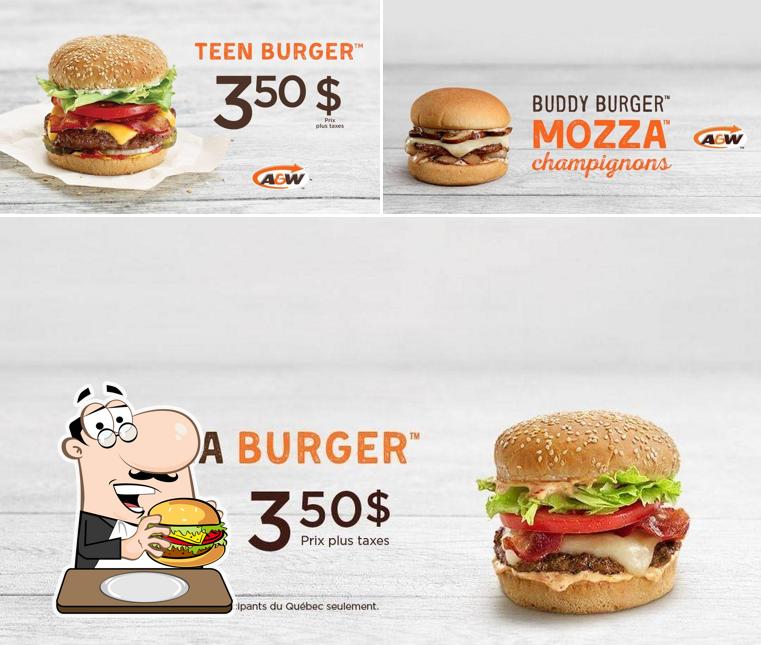 Les hamburgers de A&W will satisferont une grande variété de goûts