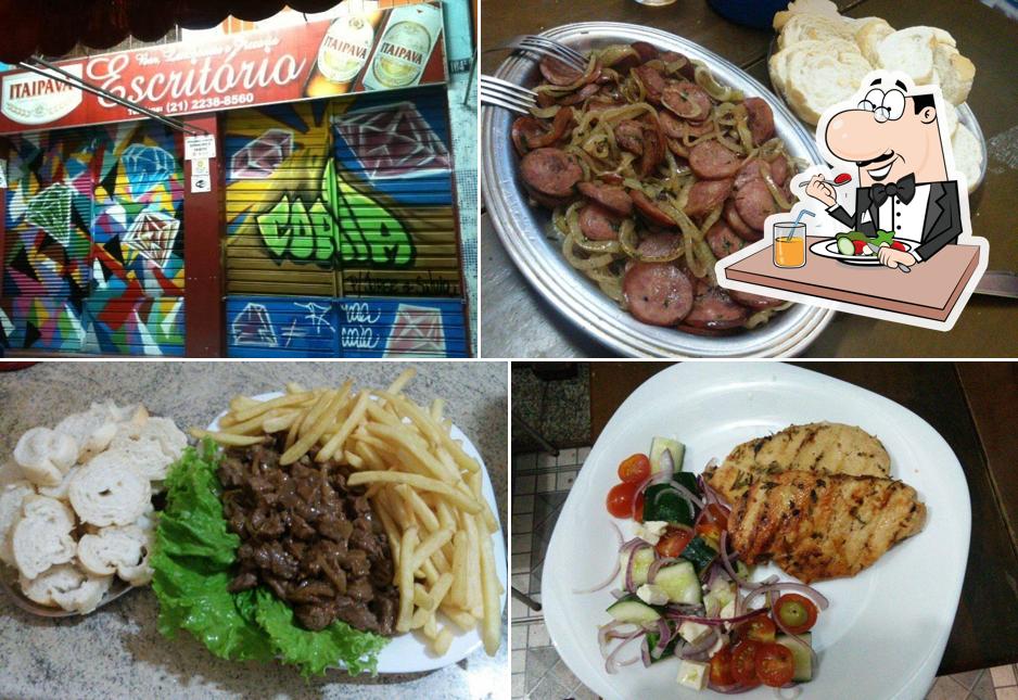 Platos en Escritório Bar