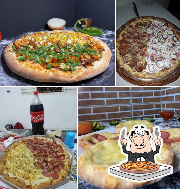 Escolha pizza no Passione Massas