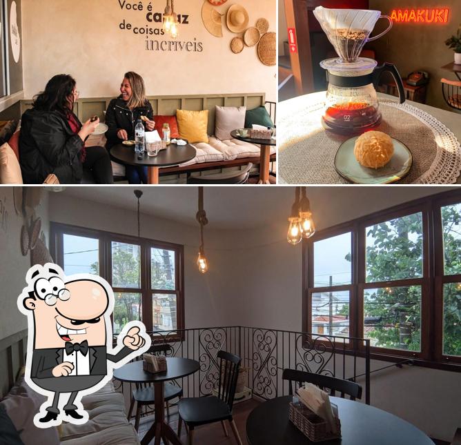 O interior do Amakuki
