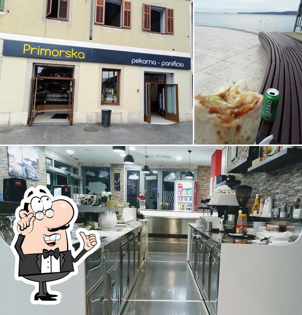 Gli interni di Grill & Pizzeria Primorka