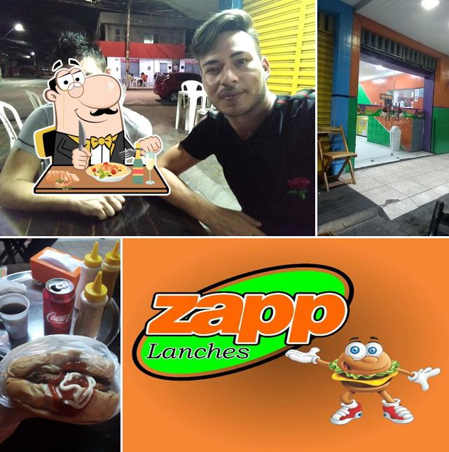 Comida em Zapp Lanches