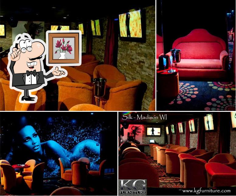 Silk Exotic Madison Gentlemen's Club in Middleton Restaurant menu and