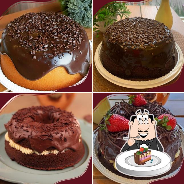 Bolo de chocolate em Formigueiro Bolos Caseiros - Cascavel