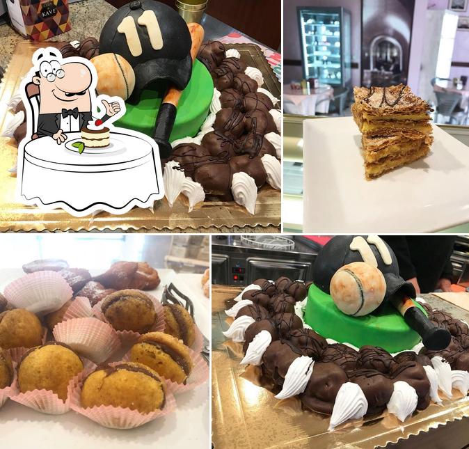 Corradini Briciole e Baci Pasticceria Caffetteria Pane offre un'ampia varietà di dolci