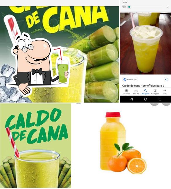 Sucão de Laranja e Caldo de Cana