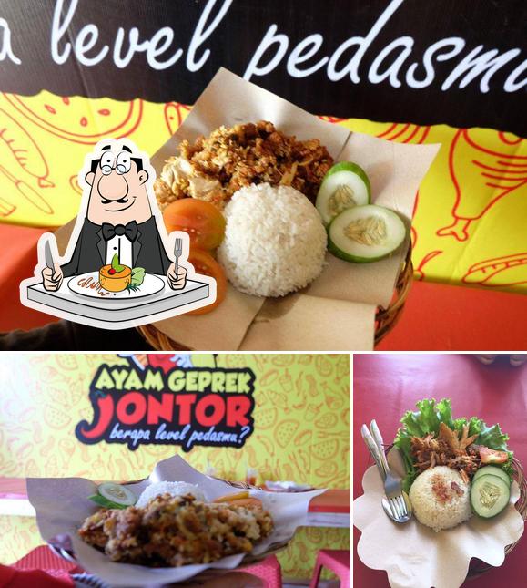 Restaurante Ayam Geprek Jontor, Tamanagung, jalan kh ahmad dahlan