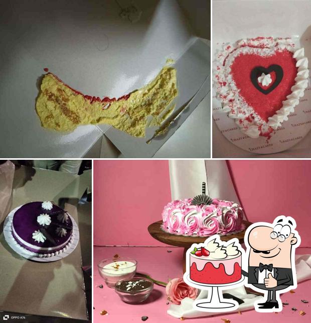 Red velvet cake at Crazy 4 Cakes