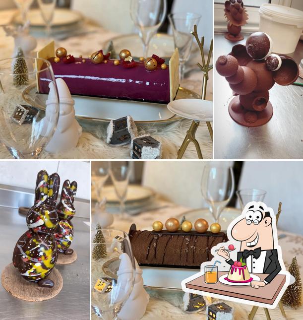 Durand sert un nombre de desserts