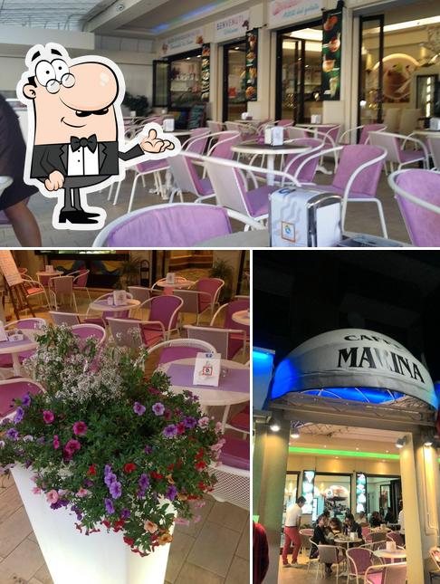 Gli interni di Caffè Gelateria Marina