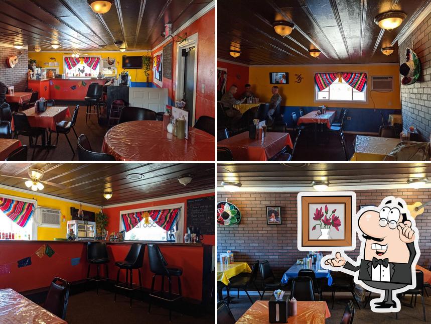 The interior of Julian’s Burritos