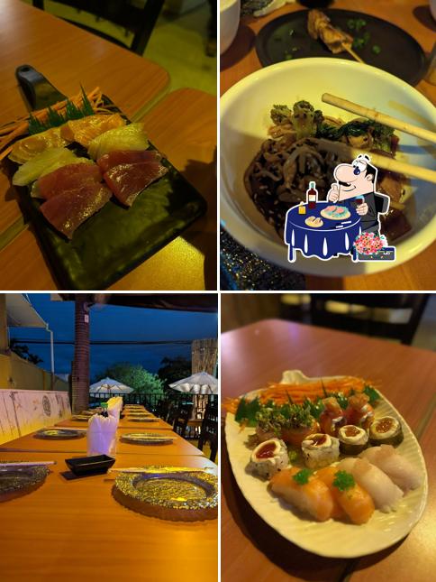 Sashimi em Mango Café