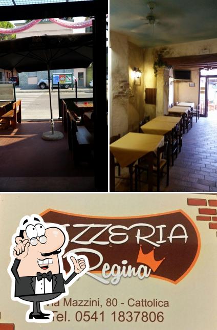 Die Inneneinrichtung von Pizzeria Della Regina