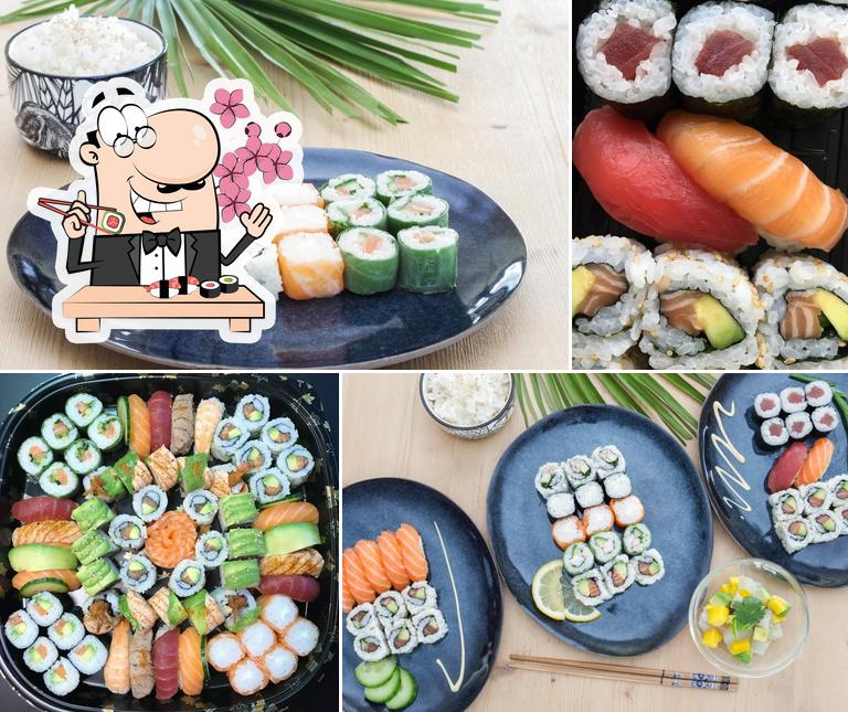 Les sushi sont disponibles à Sushi Midi