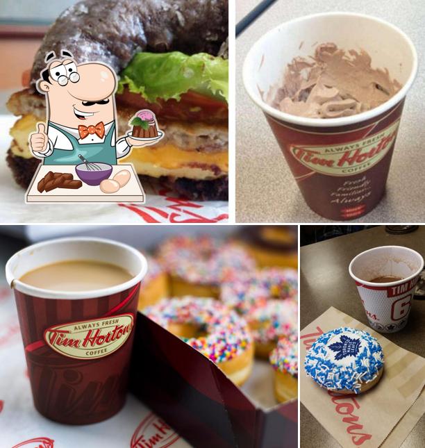 Tim Hortons sert une sélection de desserts