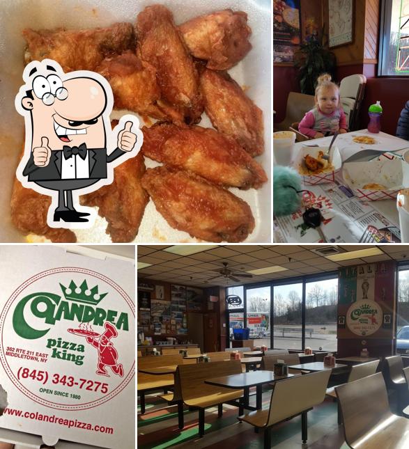 Colandrea Pizza King in Middletown Restaurant menu and reviews