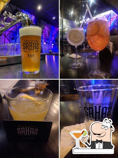 Prove uma bebida do menu