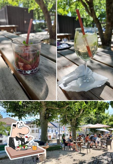 Tra le varie cose da Terrasse du Saint Jean si possono trovare la cibo e interni