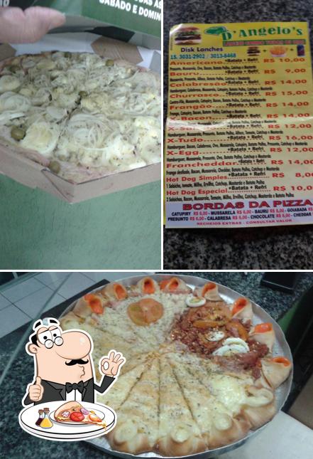 No D'Angelo's Pizzaria, você pode conseguir pizza